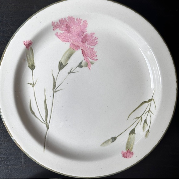 Stonehenge Midwinter Invitation Pink Carnation Plates (Set of 5) - England - Picture 4 of 9